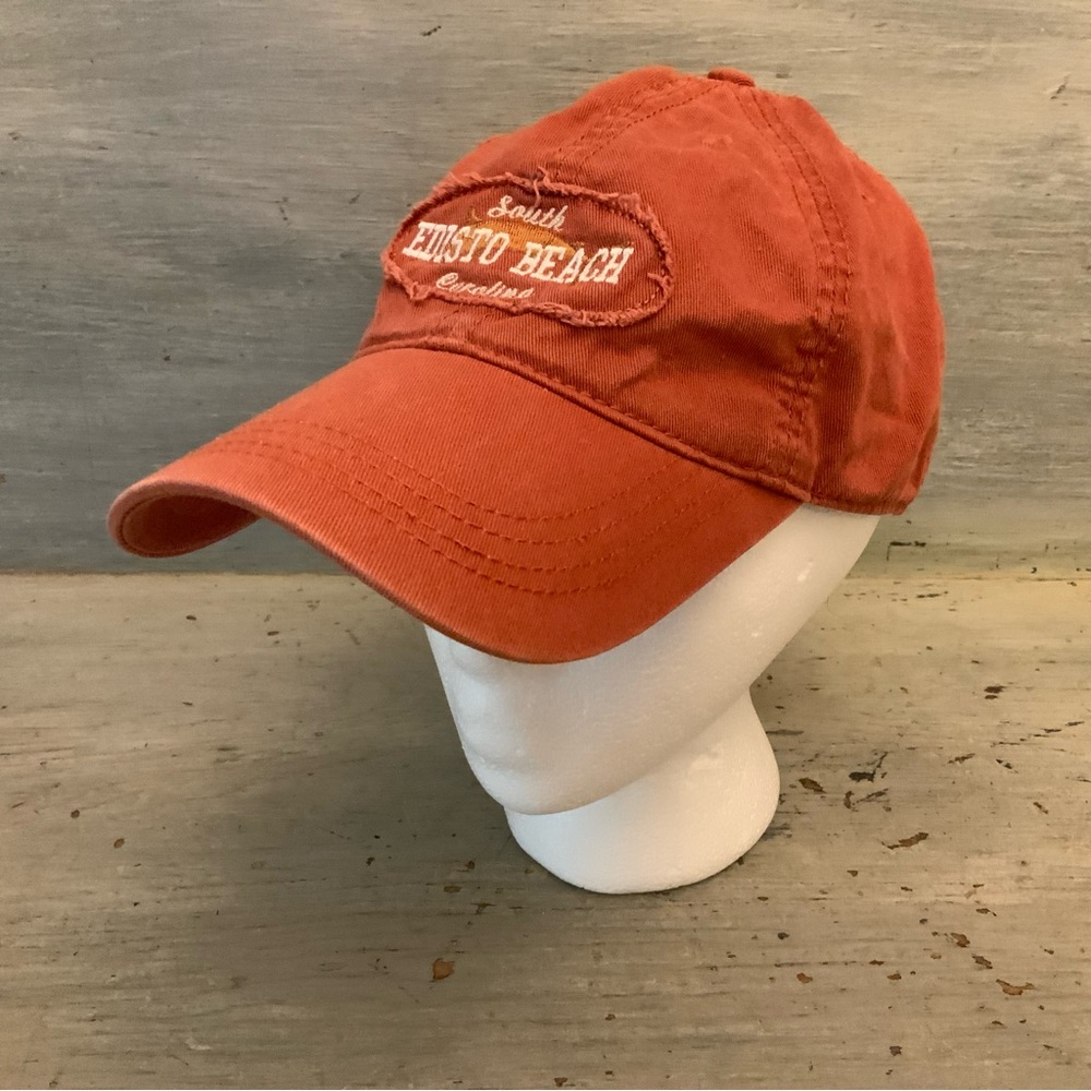 Prairie Mountain Women’s Burnt Orange Edisto Beach SC Ball‎ Cap Hat Like New